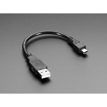 USB cable - 6" A/MiniB