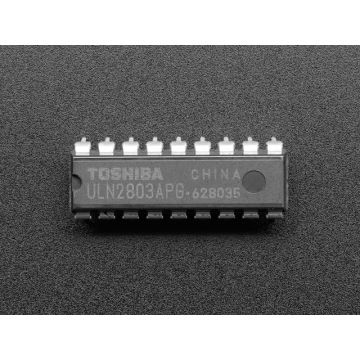 ULN2803: 8 Channel Darlington Driver (Solenoid/Unipolar Stepper)