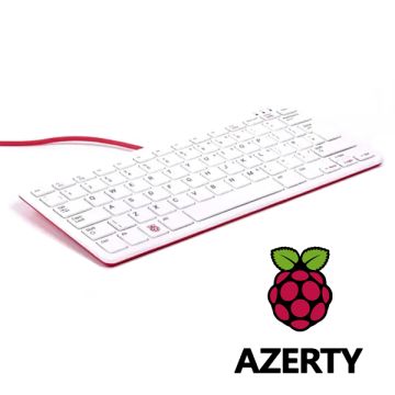 AZERTY Toetsenbord - Rood/Wit