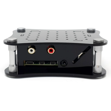 ALLO Behuizing Acryl voor ALLO BOSS met Raspberry Pi 4 - Zwart