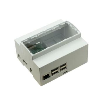 DIN Rail behuizing voor Raspberry Pi - 6M Modulbox