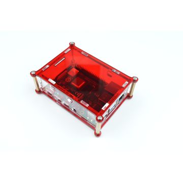 Raspberry Pi 4 Behuizing - Rood