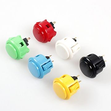 Game Console Button 30mm - Rood