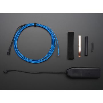 EL Wire Starter Kit - Blauw 2.5m