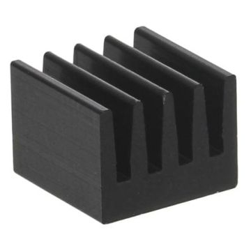 Los zwart koelblokje 8x8mm