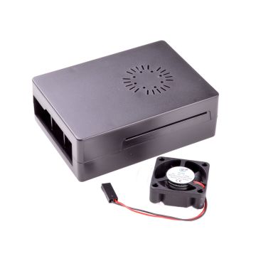 ABS Behuizing met FAN zwart