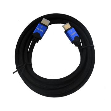 Premium 4K HDMI 2.0 Kabel 3 Meter Nylon