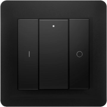 Heatit Z-Push Button 2 - Zwart