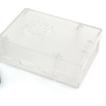 ABS Behuizing met FAN grill bovenop (zonder FAN) doorzichtig