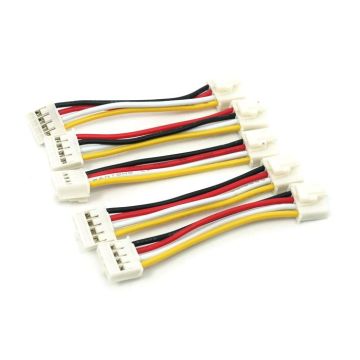 Grove - Universal 4 Pin Buckled 5cm Cable - 5-pack