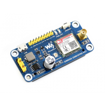 GSM / GPRS / Bluetooth HAT voor Raspberry Pi