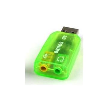 USB naar 3,5mm Jack Speaker en Microfoon NEON