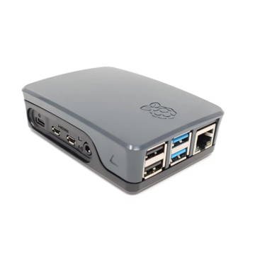 Originele Raspberry Pi 4B Behuizing - Zwart / Grijs