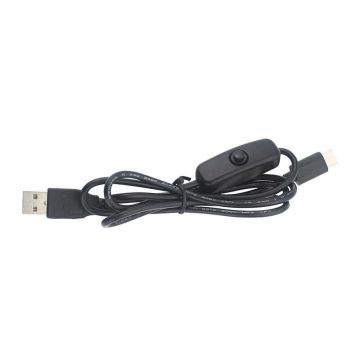 USB-C Kabel met Aan/Uit Schakelaar voor Raspberry PI 4 / 5