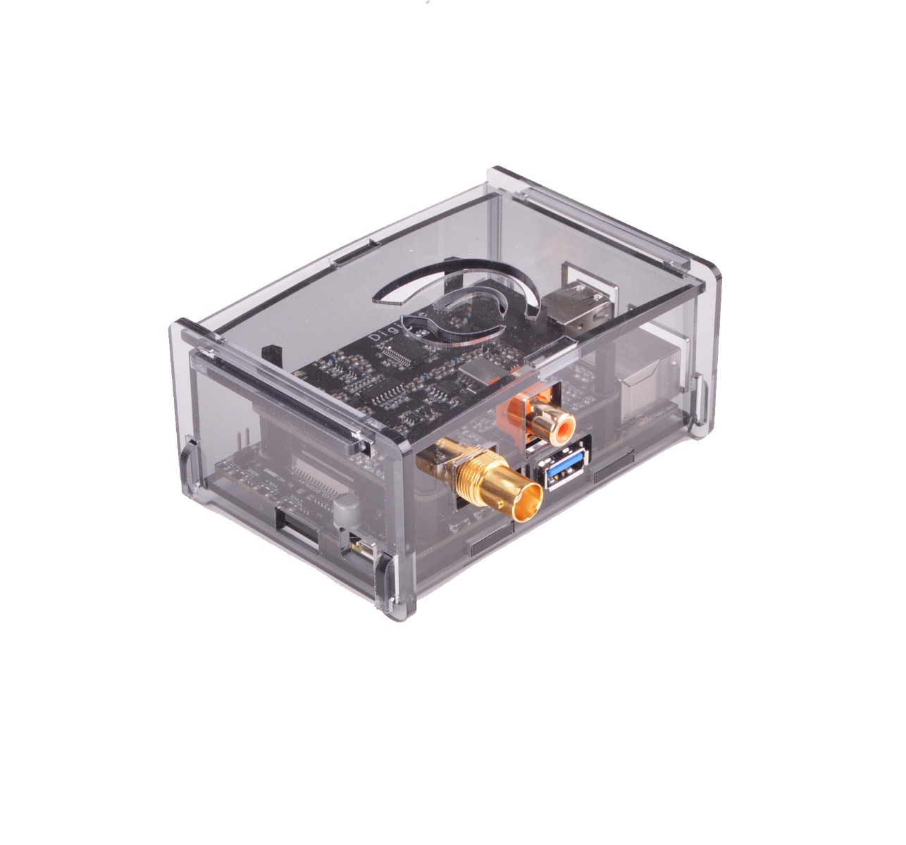 Behuizing voor ALLO DigiOne + Sparky Smoke Grey