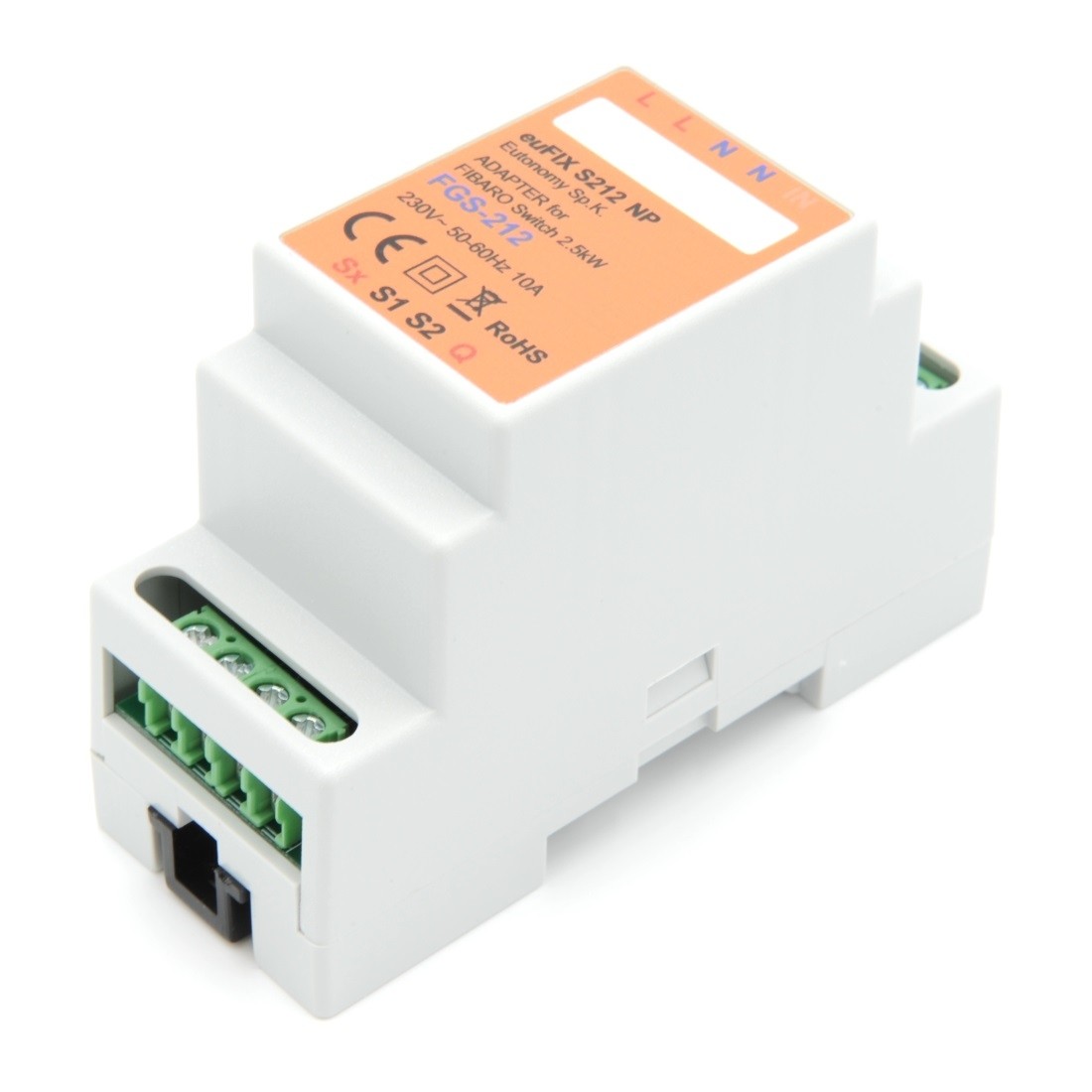 Eutonomy DIN Adapter voor FGS-212 Zonder Knoppen