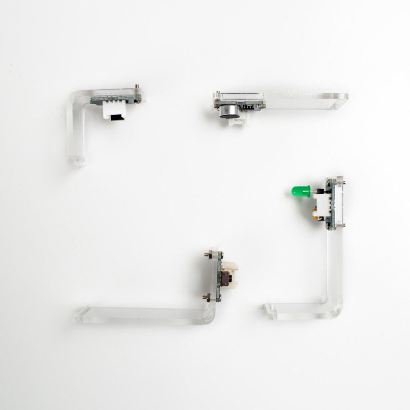 GopiGo Grove Sensor Mounts 4 pack