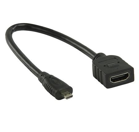 Micro HDMI naar HDMI Adapterkabel (     ✅ Op voorraad )