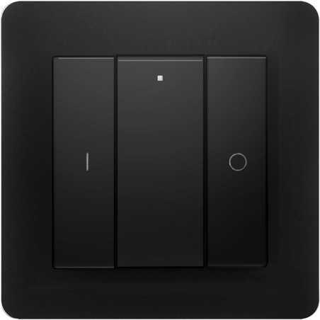 Heatit Z-Push Button 2 - Zwart