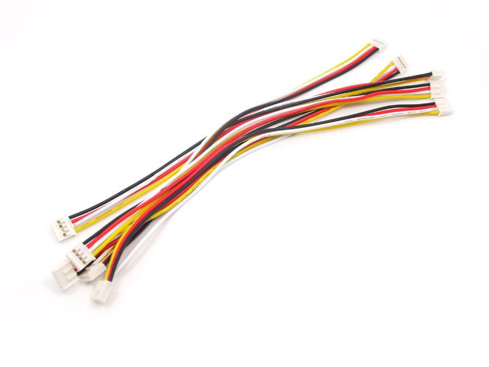 Grove - Universal 4 Pin Unbuckled 20cm Cable - 5-pack