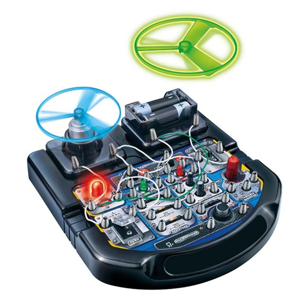 Velleman Elektronische projectenkit voor kinderen vanaf 8 jaar - 19 spannende experimenten KNS110