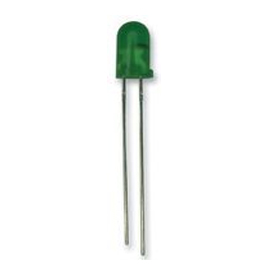 LED 5mm Knipperende led Groen diffuus