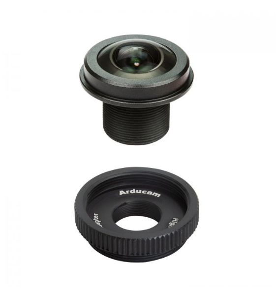M12 Lens 180 Graden Fisheye met Raspberry Pi HQ Camera Adapter