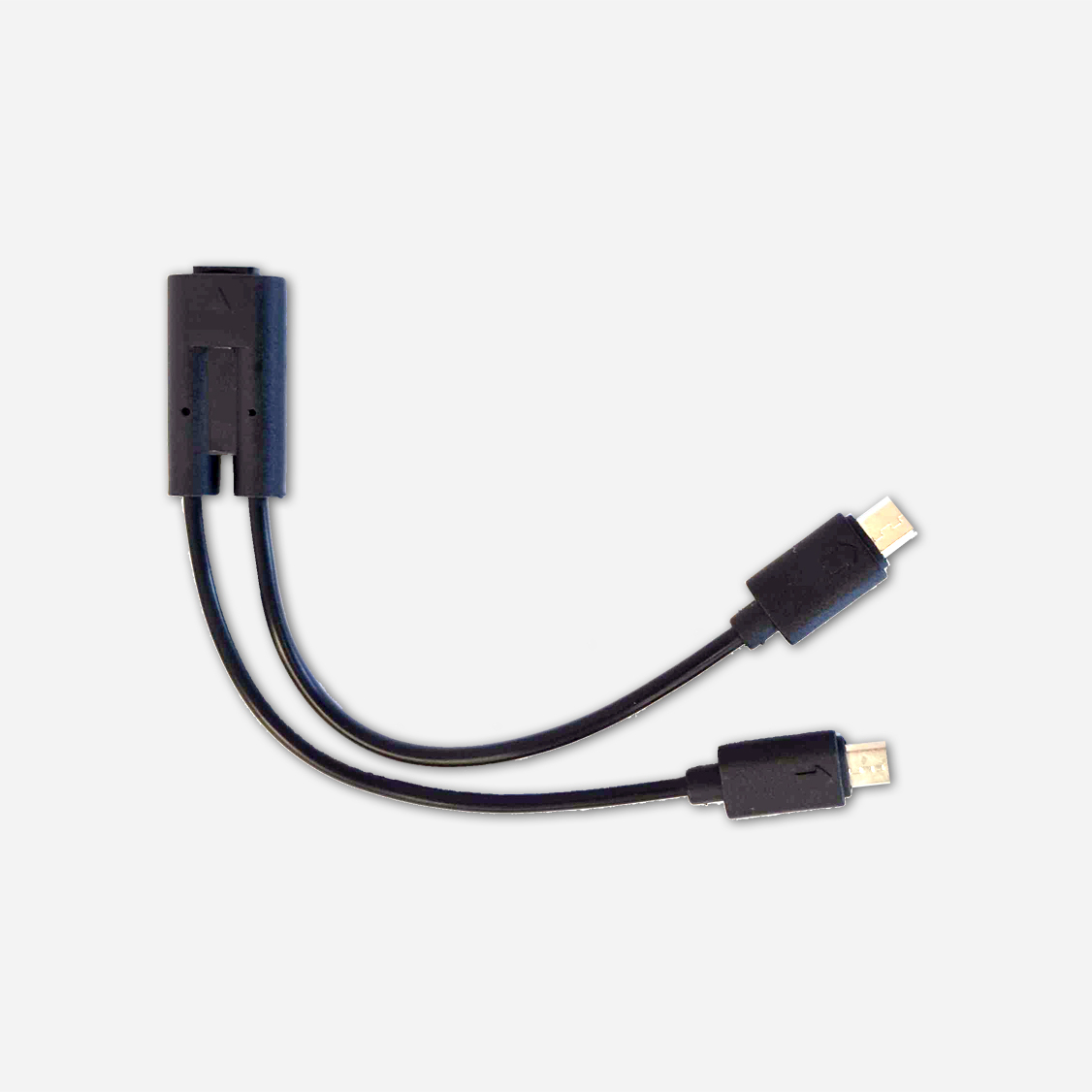 Micro USB Female Splitter naar 2x Micro USB Male