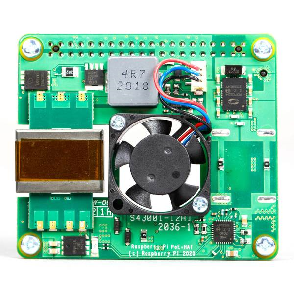 Raspberry Pi PoE+ HAT (5V DC / 4A) Nieuwe Versie