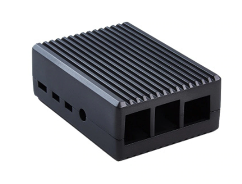 Aluminium Behuizing voor Raspberry Pi 5 - Zwart inclusief ventilator