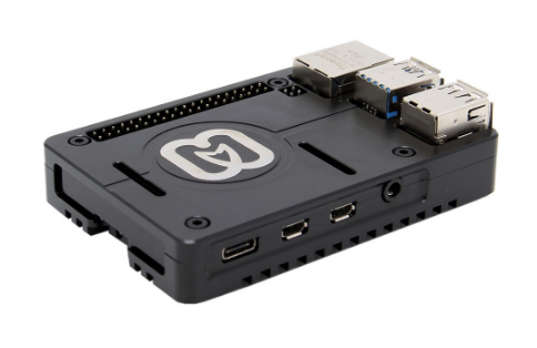 Raspberry Pi 4B Ultra Dunne Aluminium Koel Behuizing - Zwart (     ✅ Op voorraad )