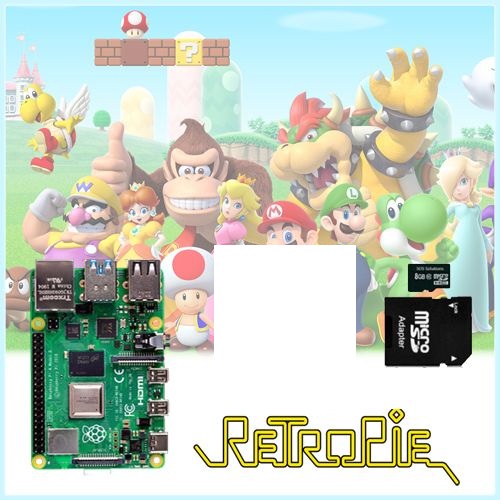 Retropie Game Console Emulator met Raspberry Pi 4B