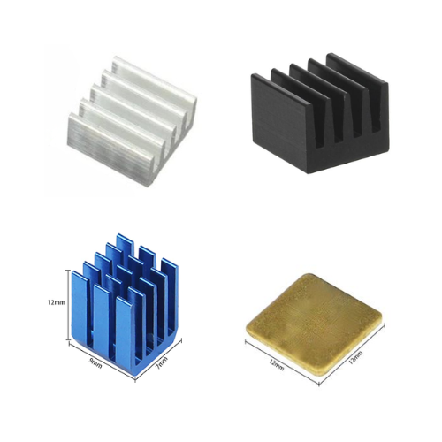 Ultieme Koelbundel voor Raspberry Pi – 4-delige Heatsink Set (❌Kan nageleverd worden)