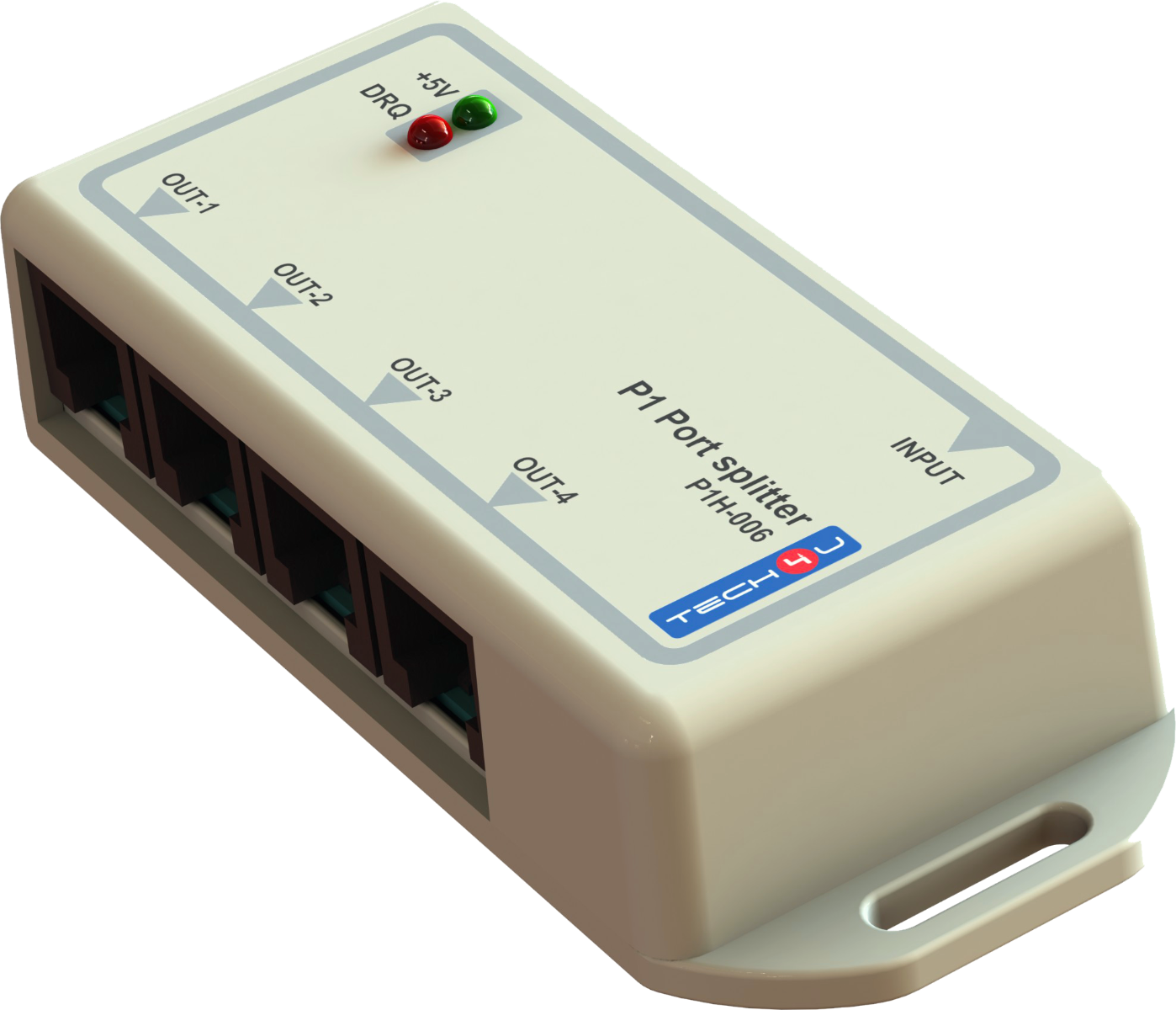 Tech4U P1 Poort Splitter - 4 Poorten