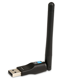 Wi-Fi + Bluetooth Adapter 150Mbps RTL8723BU + antenne (❌Kan nageleverd worden)