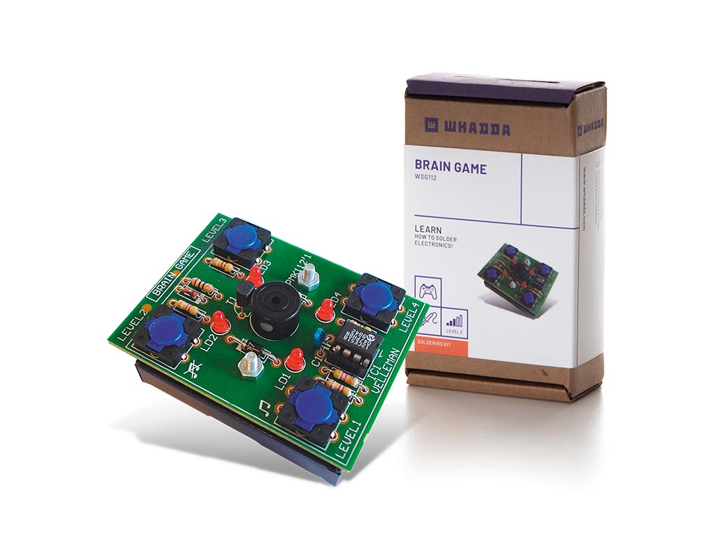 Velleman Soldeerkit, elektronisch geheugenspel WSG112